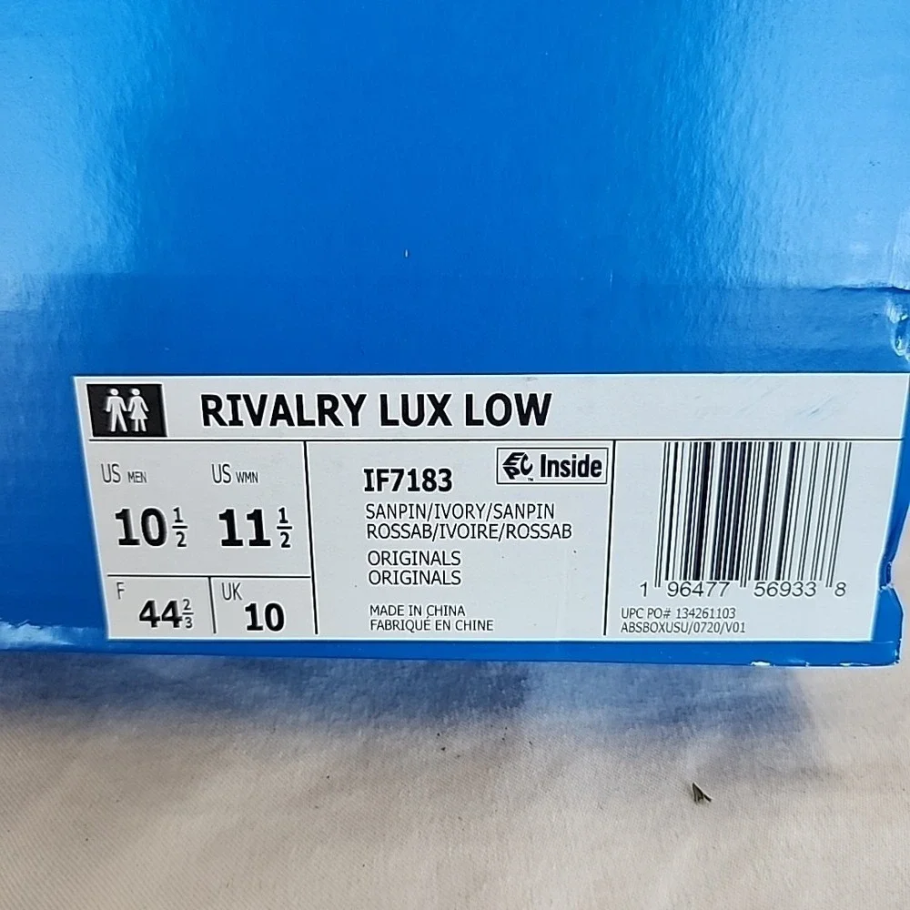adidas Originals RIVALRY LUX LOW PINK OG GUM‎ Men's 10.5 Women's 11.5 IF7183